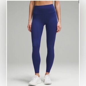 Lululemon Wunder Train High Rise Tight 25” Larkspur 10 NWOT